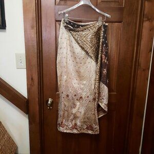 Silk Wrap Skirt Sari Silk